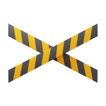 danger tape PNG, SVG