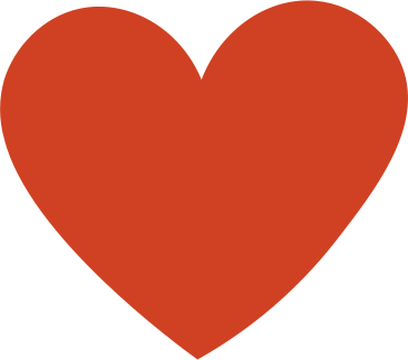 Red heart PNG、SVG