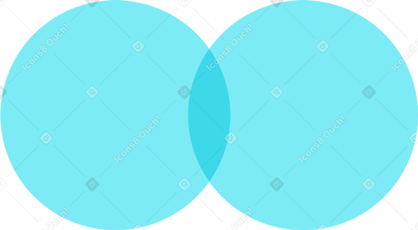 blue gls euler circles PNG、SVG