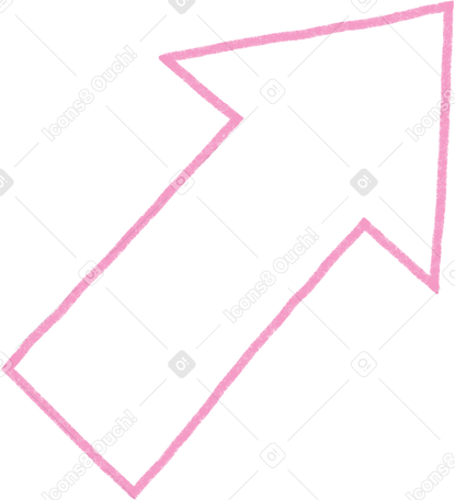 pink arrow Illustration in PNG, SVG