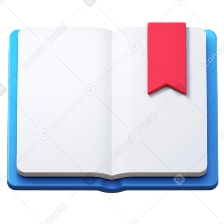 3D bookmark PNG, SVG