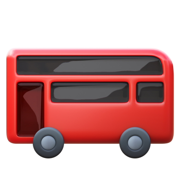 double decker bus PNG, SVG