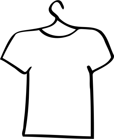 t-shirt on a hanger PNG, SVG