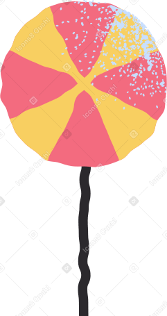 lollipop Illustration in PNG, SVG
