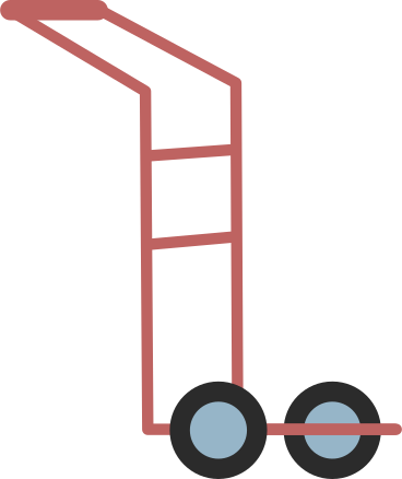 delivery cart PNG, SVG