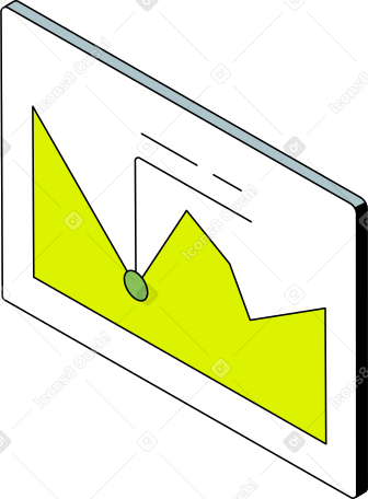 analytical chart with commentary Illustration in PNG, SVG