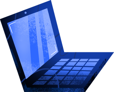 dark blue laptop PNG, SVG
