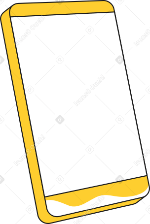 big smartphone Illustration in PNG, SVG