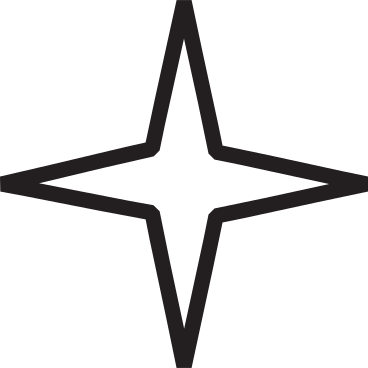 weißer vierzackiger stern PNG, SVG