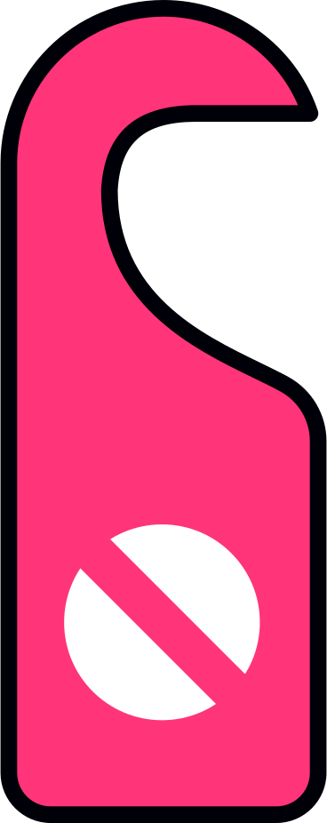 pink sign with white pill PNG, SVG