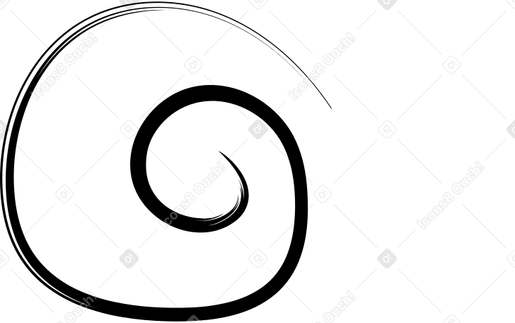 caracol negro PNG, SVG