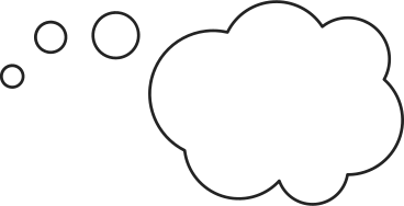 thought bubble PNG, SVG