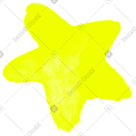 yellow star PNG, SVG