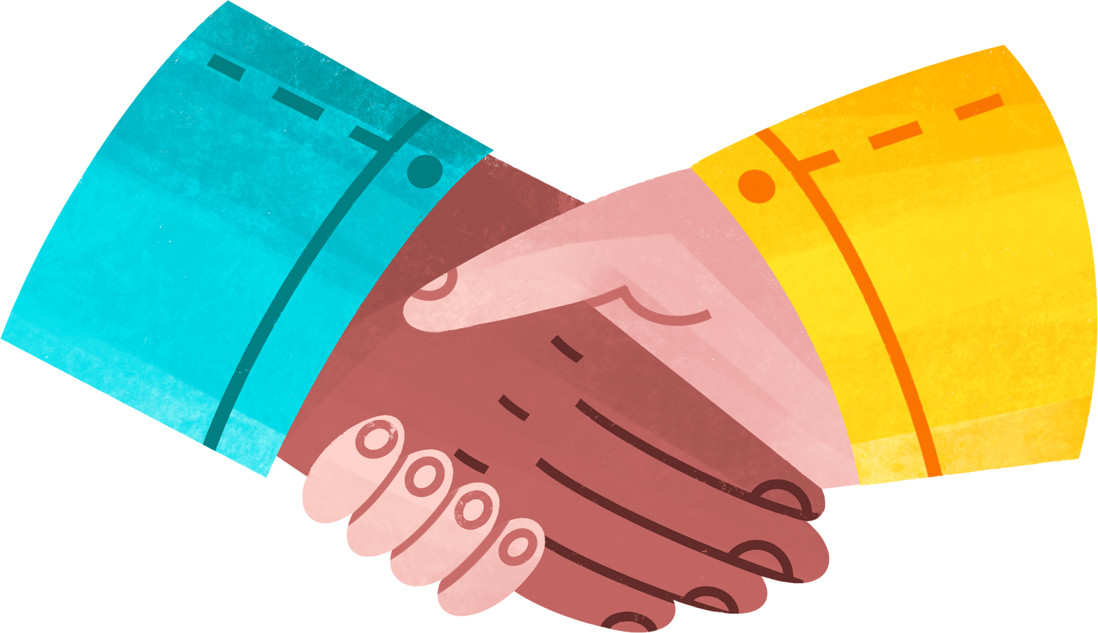 handshake for a good deal Illustration in PNG, SVG