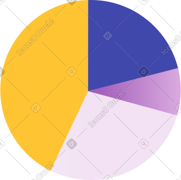 Graph in a circle PNG, SVG