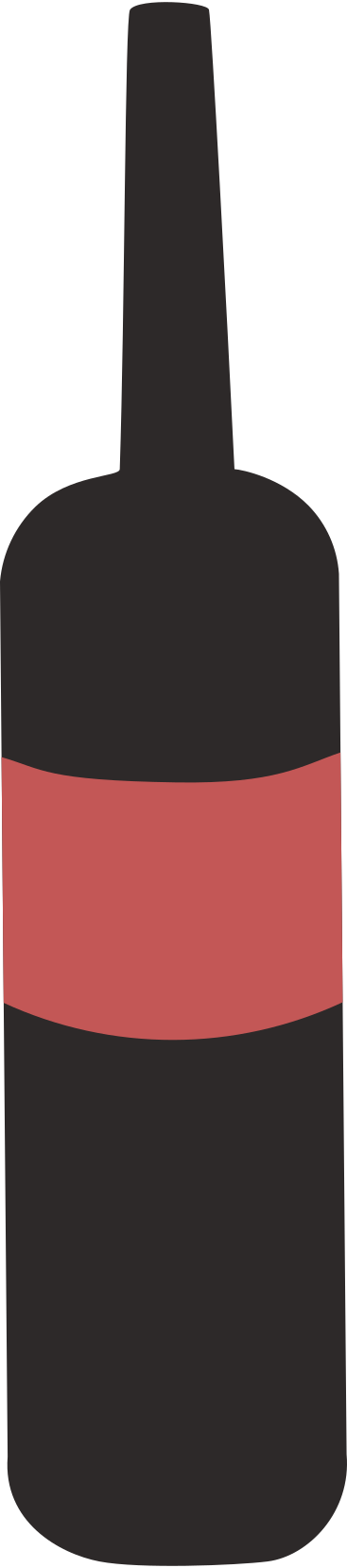brown bottle of red wine PNG, SVG