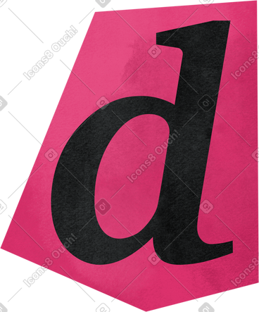 Collage lowercase letter d PNG, SVG