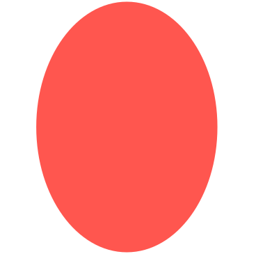 Эллипс красный в PNG, SVG