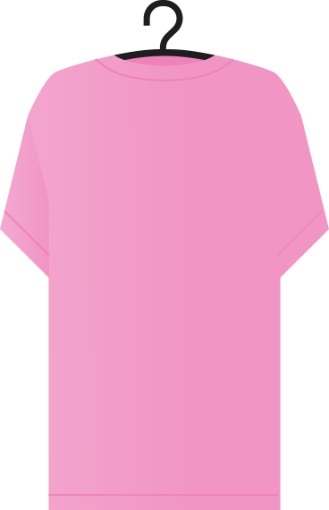 T-shirt rose PNG, SVG