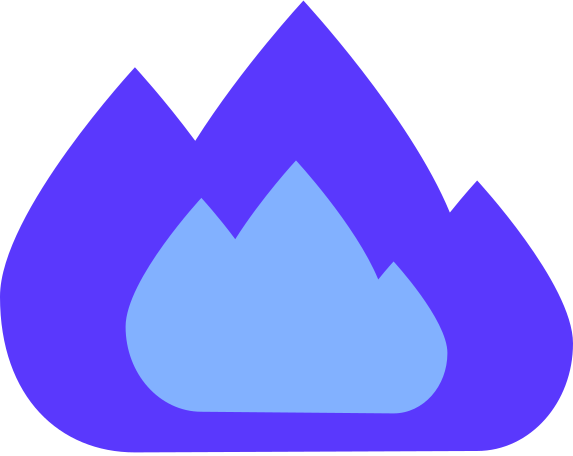 blue fire Illustration in PNG, SVG