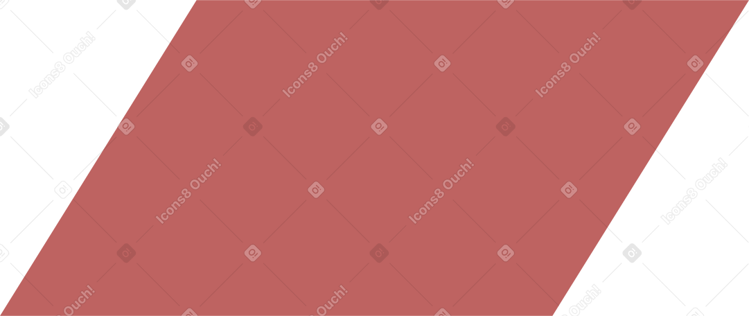 burgundy parallelogram PNG, SVG