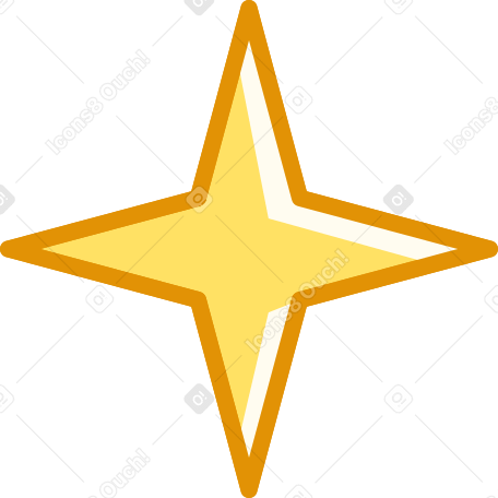 별 노랑 PNG, SVG