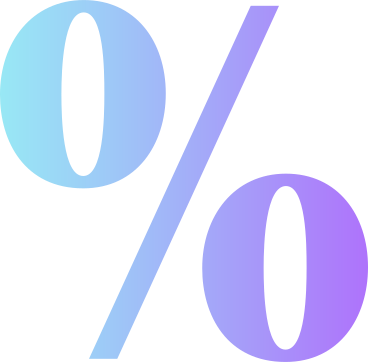 text percent gradient lettering PNG, SVG