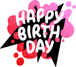 Happy birthday Illustrations in PNG, SVG, GIF