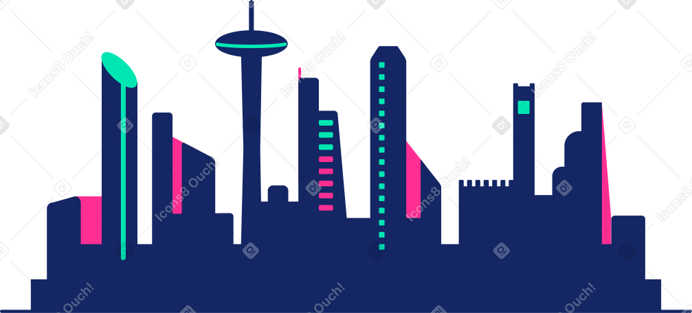 都市の景観 PNG、SVG
