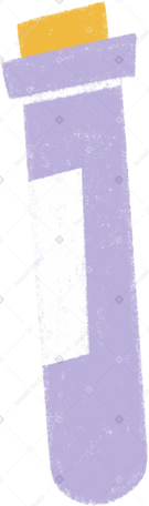 purple test tube Illustration in PNG, SVG
