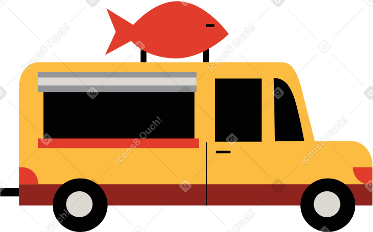 food truck PNG, SVG