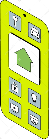 Pantalla de la aplicación de hogar inteligente PNG, SVG