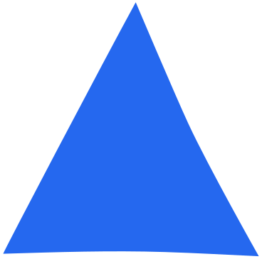 Triangle bleu PNG, SVG