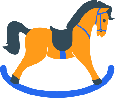 Rocking horse PNG, SVG