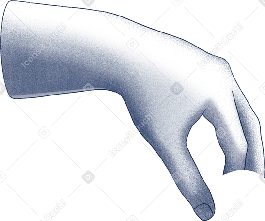 stone hand PNG, SVG