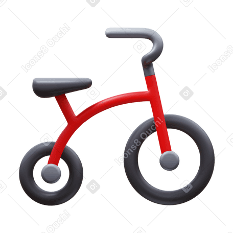 3D tricycle PNG, SVG