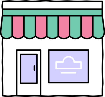 Здание магазина в PNG, SVG