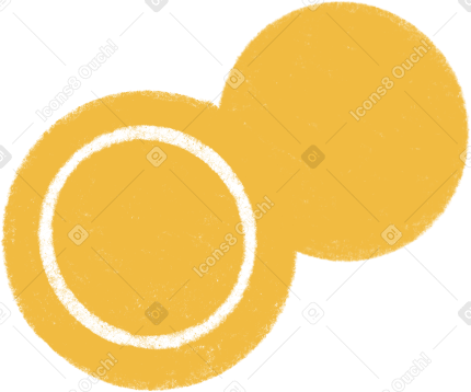 two coins Illustration in PNG, SVG