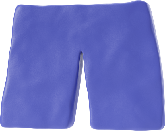 Blue shorts Illustration in PNG, SVG