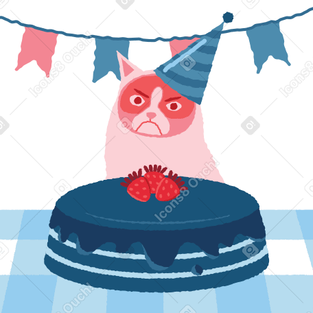 誕生日おめでとう のpngとsvgでのイラスト