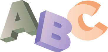 Lettering abc text PNG, SVG