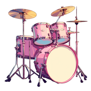 Drum kit PNG, SVG