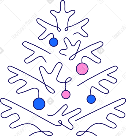 white christmas tree PNG, SVG
