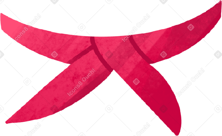 red handkerchief PNG, SVG