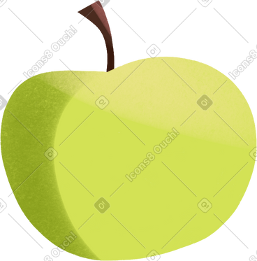 Green apple PNG, SVG