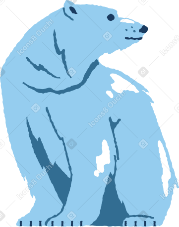 orso polare PNG, SVG