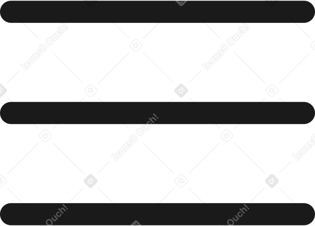 three short black lines PNG, SVG