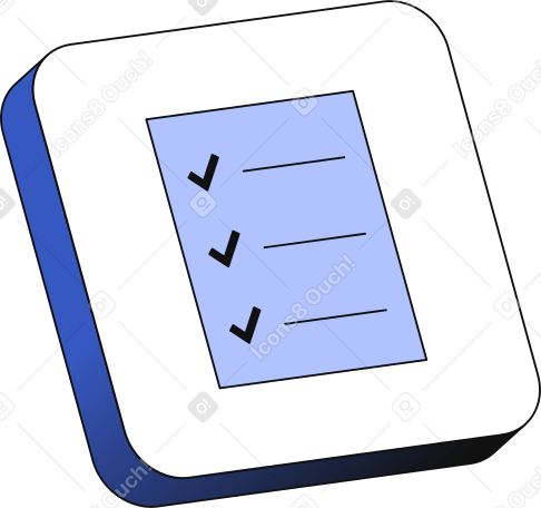 checklist icon PNG, SVG