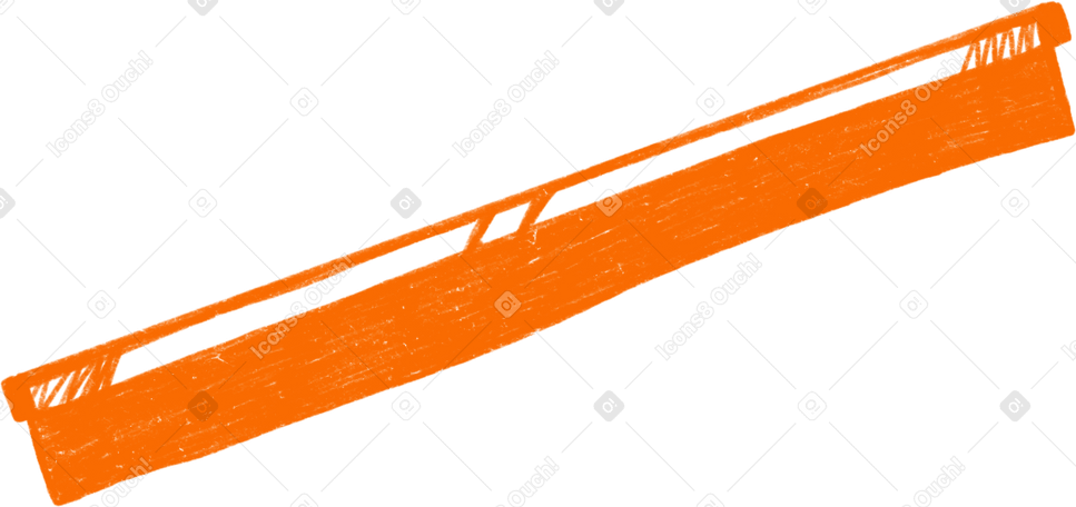 orange rectangular box Illustration in PNG, SVG