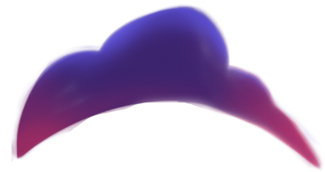 arched purple and pink cloud PNG、SVG